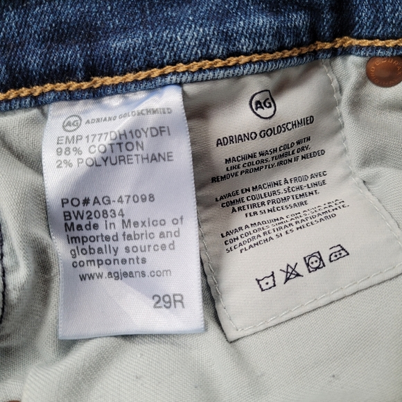 AG Adriano Goldschmied | The Farrah High Rise Skinny Ankle Raw Hem Jean - 29R - Picture 11 of 16